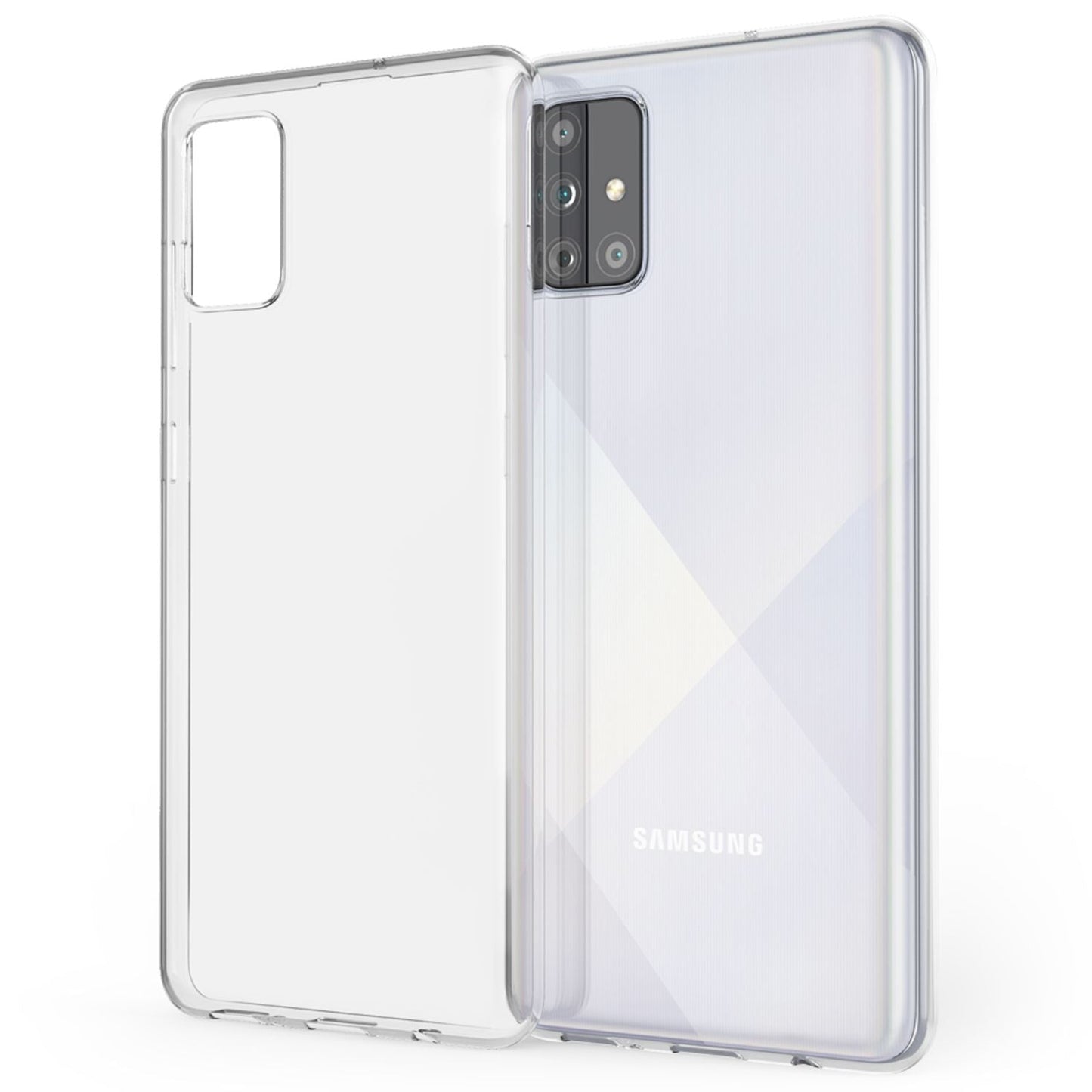 NALIA Galaxy A71 AirFlex Transparent - Dicke 0,5 mm Silikon