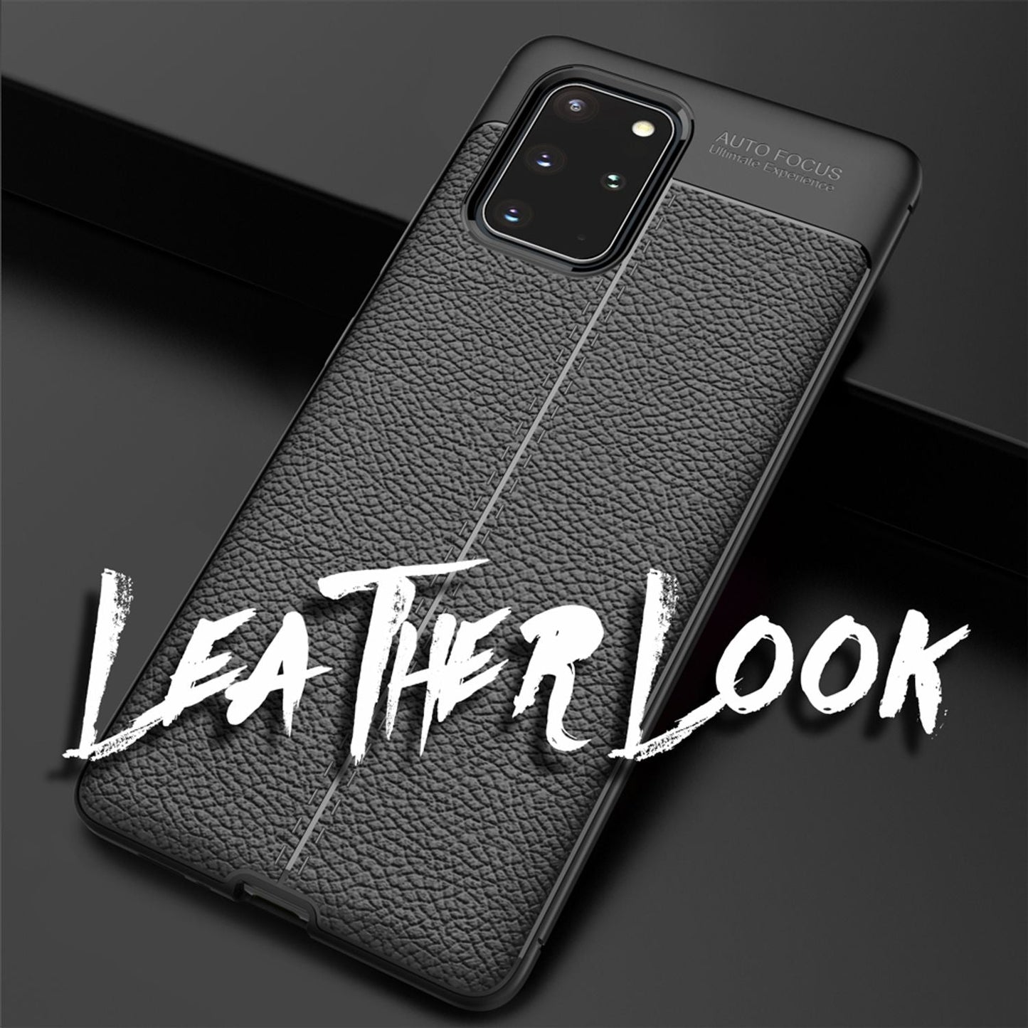 NALIA Barron Leder Optik Hülle - Größe Passend Galaxy S20 Plus, Material Lederoptik, TPU Schutz