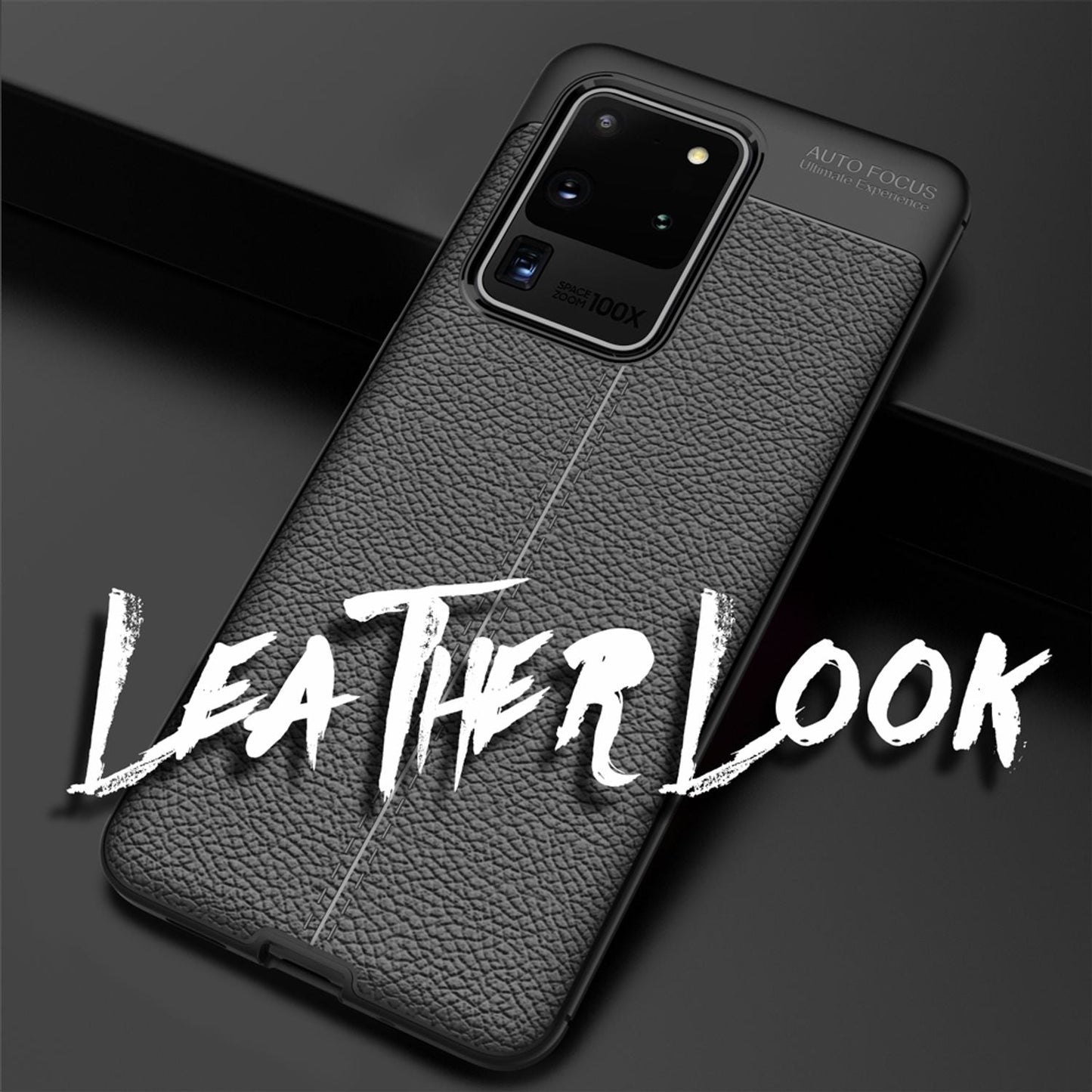 NALIA Handyhülle für Samsung Galaxy S20 Ultra, Leder Optik Handy Hülle Tasche