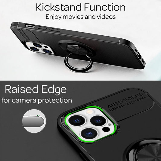 NALIA Ring Handyhülle für iPhone 12 Pro Max, Handy Cover Case Schutz Tasche TPU Etui