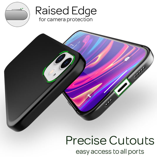 NALIA Hard Case für iPhone 12/ iPhone 12 Pro, Slim Cover Handy Schutz Hülle Etui