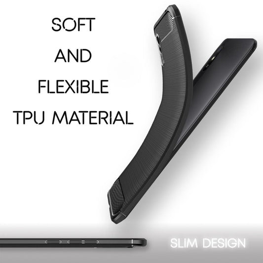 Etui NALIA Redmi 9A o wyglądzie karbonu - TPU, 0,8 mm