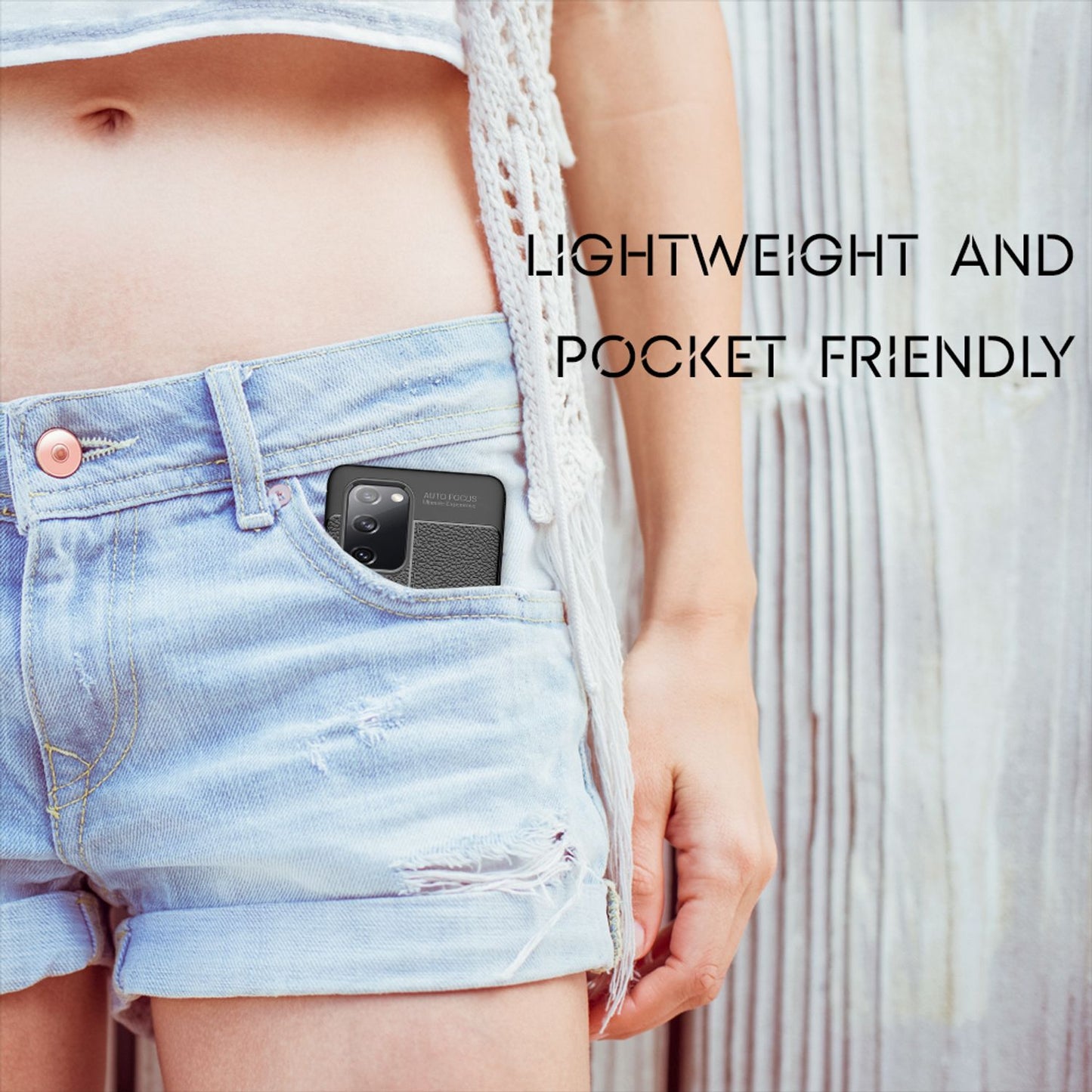 NALIA Galaxy S20 FE Leder Case - Leder-Look Schutz Hülle TPU Silikon, Passform 6,5 Zoll, Dünn 0,8 mm