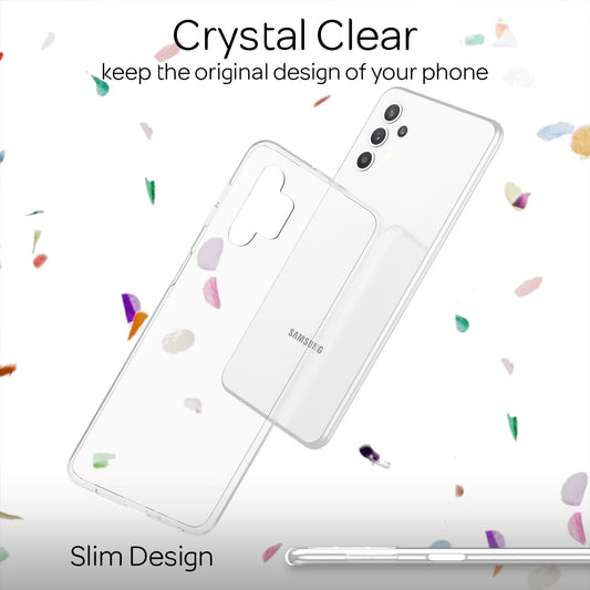 Husă de telefon NALIA pentru Samsung Galaxy A32 5G, husă de protecție transparentă