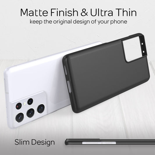 NALIA Galaxy S21 Ultra Ultradünnes Hard Case - 0,5 mm Dicke, Kratzschutz, Staubresistent