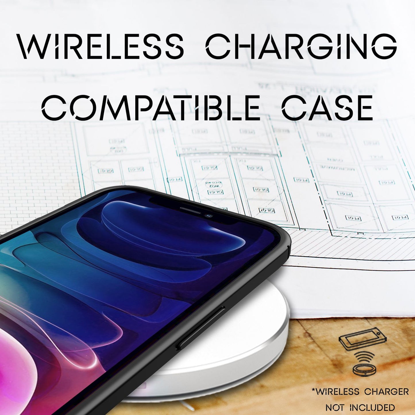 Husă NALIA cu aspect de piele pentru iPhone 13 Pro Max, carcasă din silicon negru, anti-amprentă, antiderapantă, rezistentă la zgârieturi