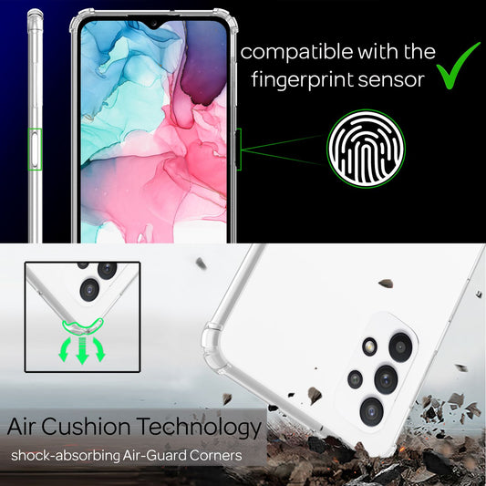 Husă transparentă Hangit pentru Galaxy A13 cu lanț - Dimensiune 6,6 inci, ușoară, practică