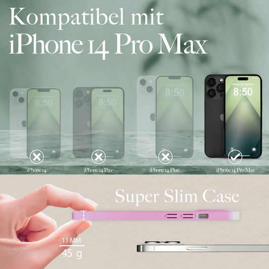 Husă NALIA Berlin EcoFit MagPower - MagSafe compatibilă cu iPhone 14 Pro Max, dimensiune 6,7 inch, material bio reciclat