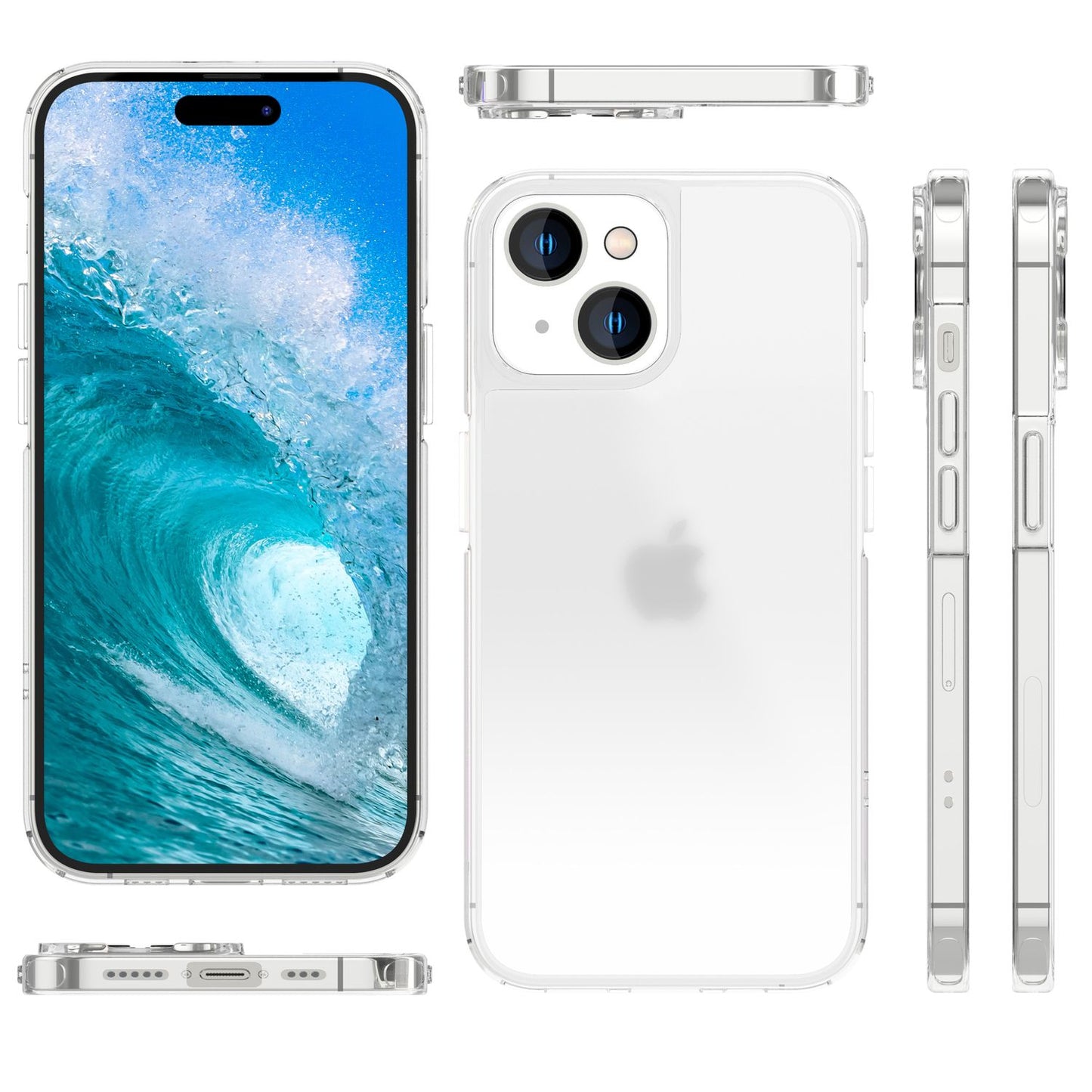 Hülle Matt für iPhone 15 Frosted Case Handyhülle Hard Cover Schutzhülle Tasche