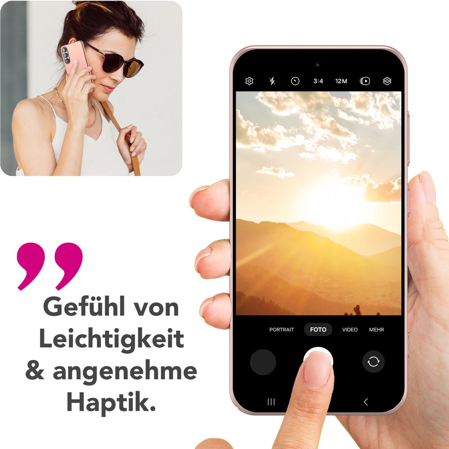 NALIA PureFit für Samsung Galaxy S25 Hülle, Ultradünnes 0,5mm Hardcase im schlanken Design, Mattierte Elegante Leichte Schutzhülle, Ultra Slim Anti-Fingerprint Etui
