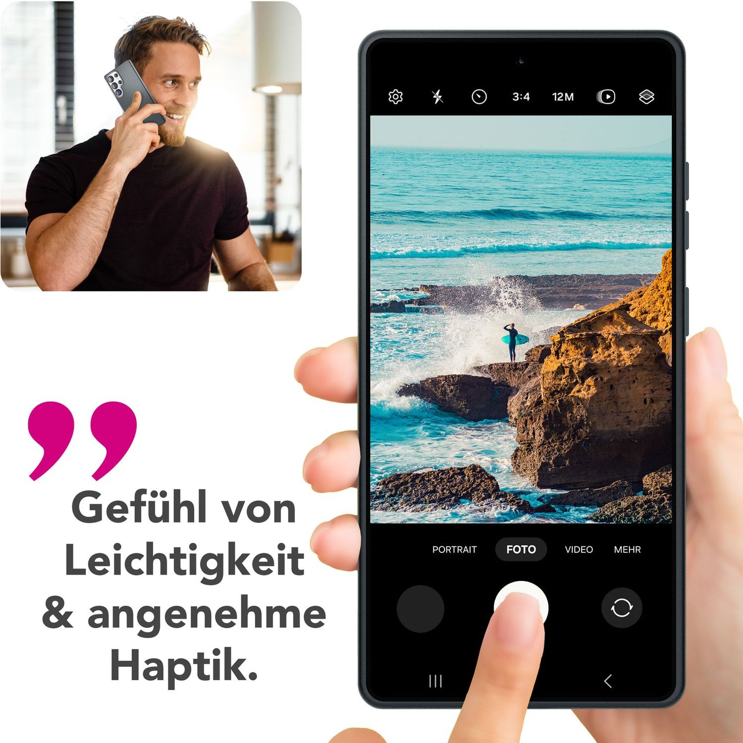 NALIA Overland für Samsung Galaxy S25 Ultra Hülle für MagSafe, Schlankes Hardcase mit Verstecktem Magnet-Ring, Klappbarer Kamera-Ständer, Ultra Dünne Matte Handyhülle