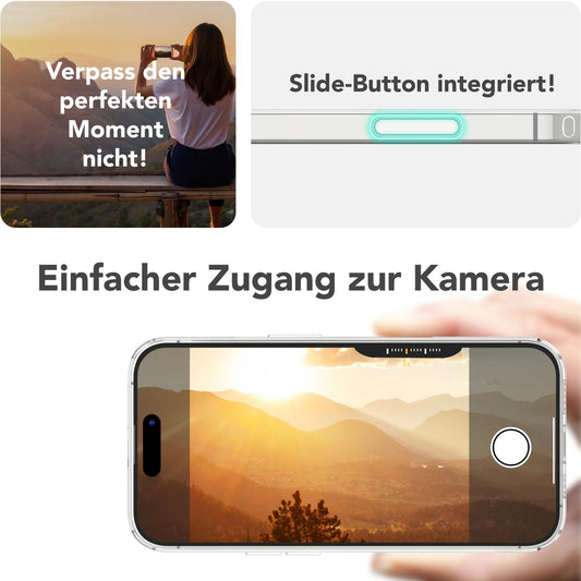 Husă transparentă NALIA Strive MagSafe - rezistentă la șocuri, zgârieturi, compatibilă cu iPhone 16 Pro Max