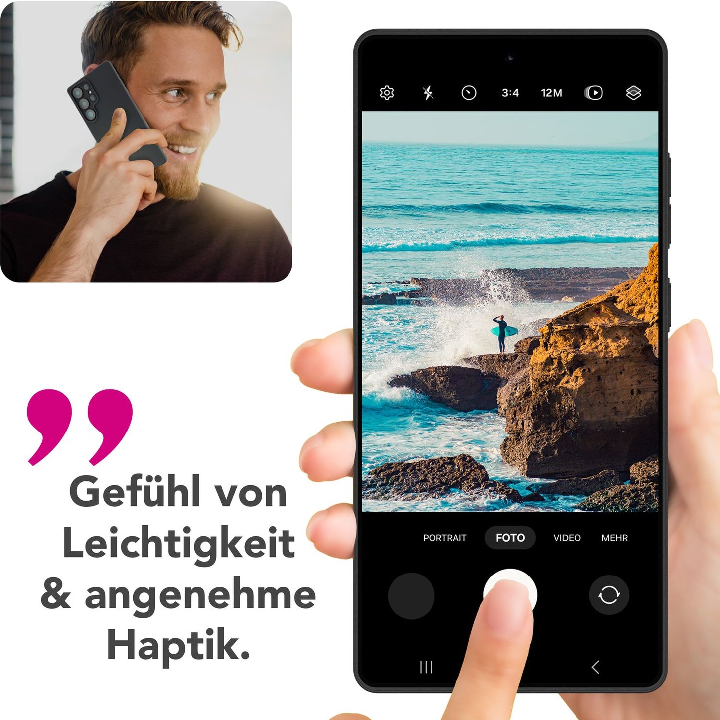 NALIA Strider für Samsung Galaxy S25 Ultra Hülle, Schwarze Silikonhülle, Schlanke Mattierte Handyhülle mit erhöhtem Kameraschutz und Tastenschutz, Flexible Griffige Schutzhülle