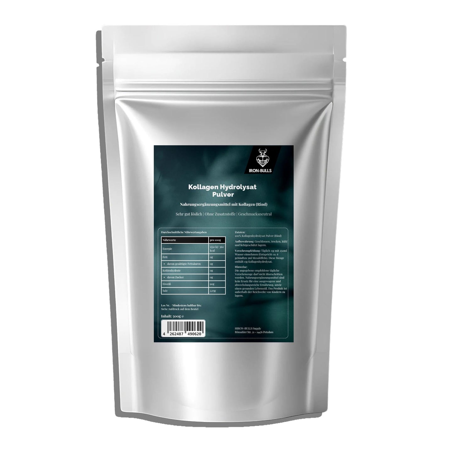 Pudră de hidrolizat de colagen - pachet de 500 g