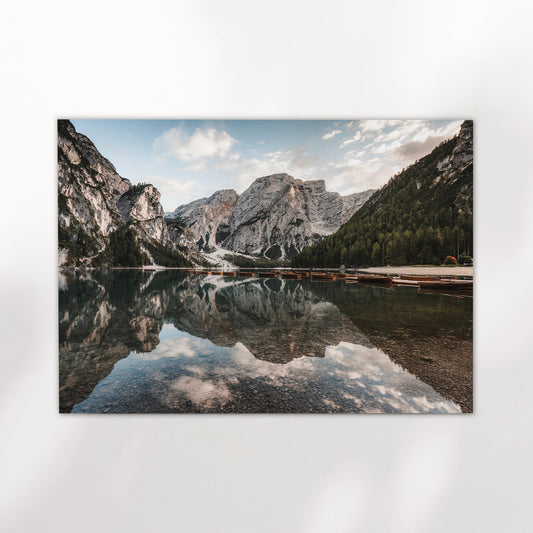 Lago Di Braies Fine Art Druck - Auflage 1, 300 DPI, 30x40 Cm