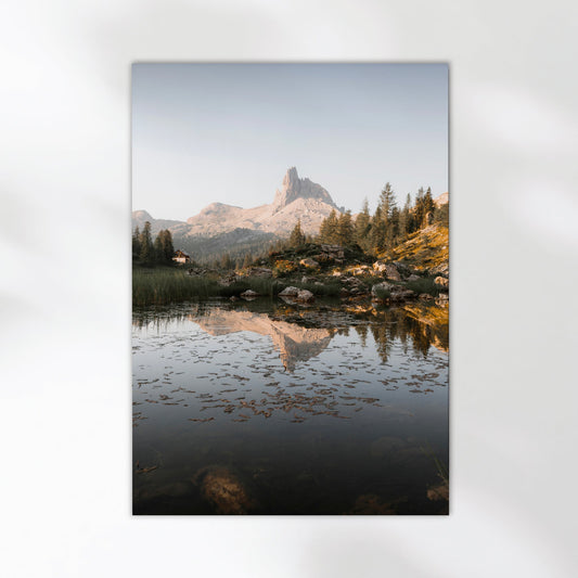 Lago Di Federa Dolomiten Panorama - Größe 30x40 cm, Auflage 250