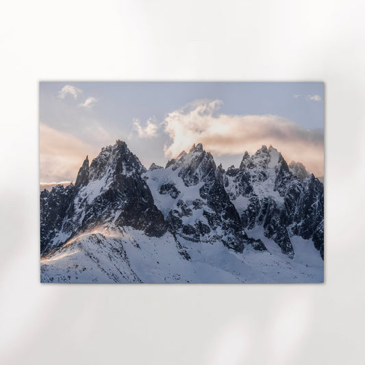 Aiguille Des Chamonix Fine Art Print - Größe 30x40 cm FSC 200 g/m²