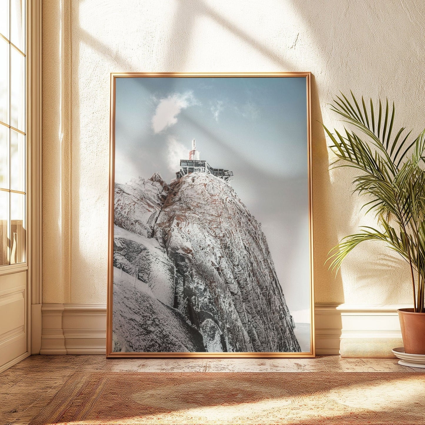Aiguille Du Midi Triptychon Kunstdruck - 200 g/m², Set 3, Grössen 5x7 bis A4