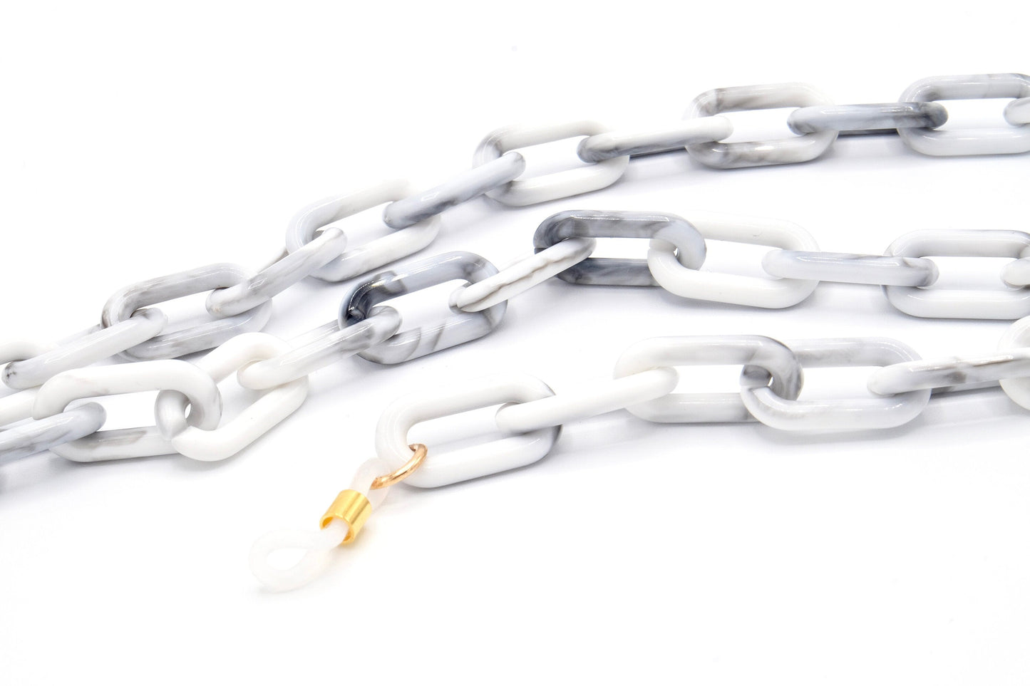 Łańcuszek do okularów rozmiar XS marmurkowy