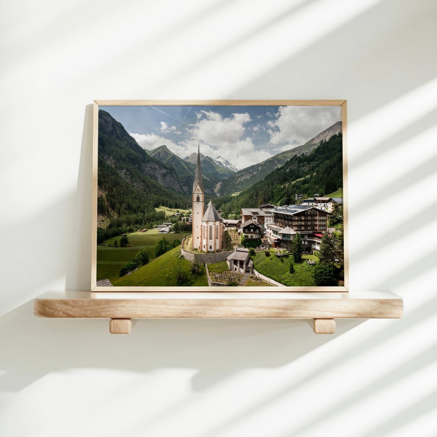 AlpArt Heiligenblut Großglockner Fotodruck - Format A4, 200 g m2, Matt