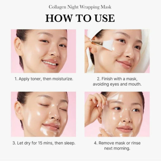 Medicube Collagen Night Wrapping Mask Kollagen - Kapazität 75 ml, Feuchtigkeit