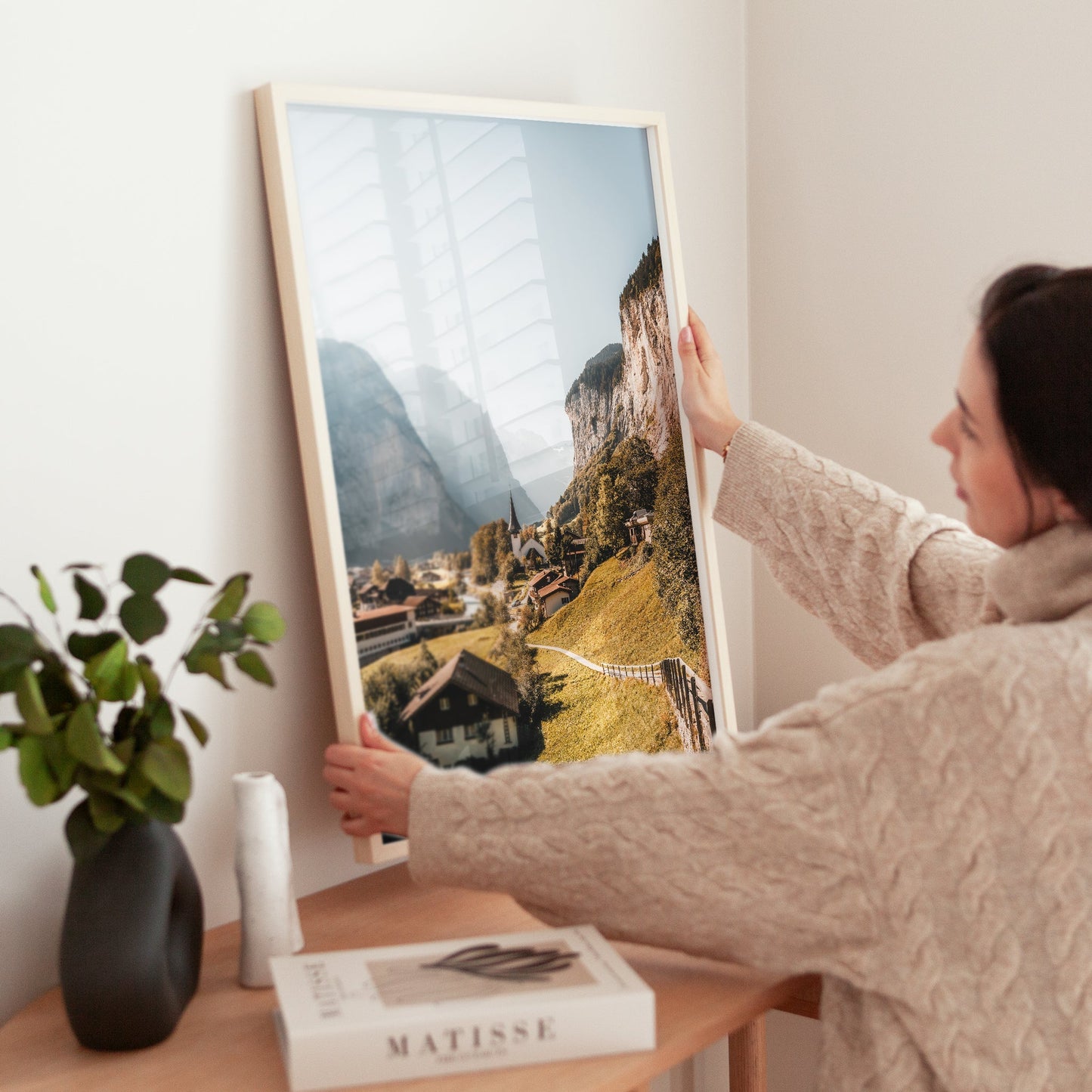 Lauterbrunnen Valley Premium Kunstdruck - 200 g/m², Kleinformat, FSC-Zertifiziert