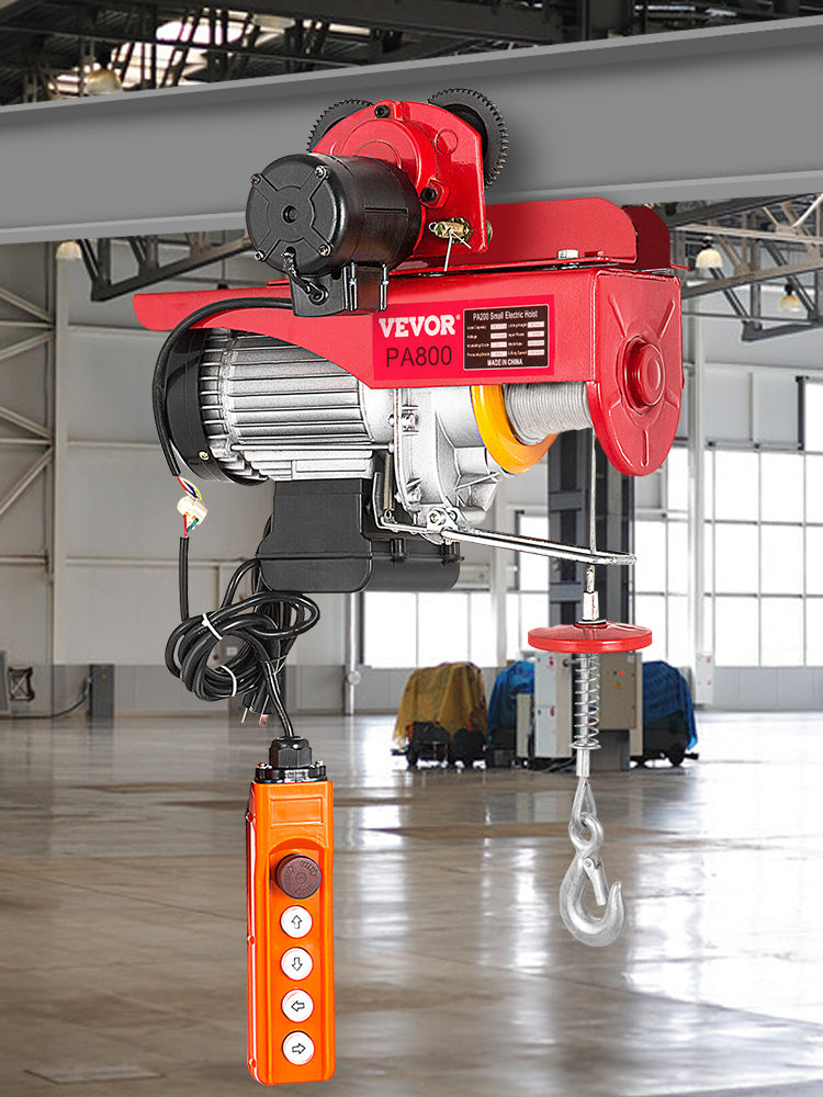 VEVOR 1700LBS/2200LBS Wired Electric Hoist Crane