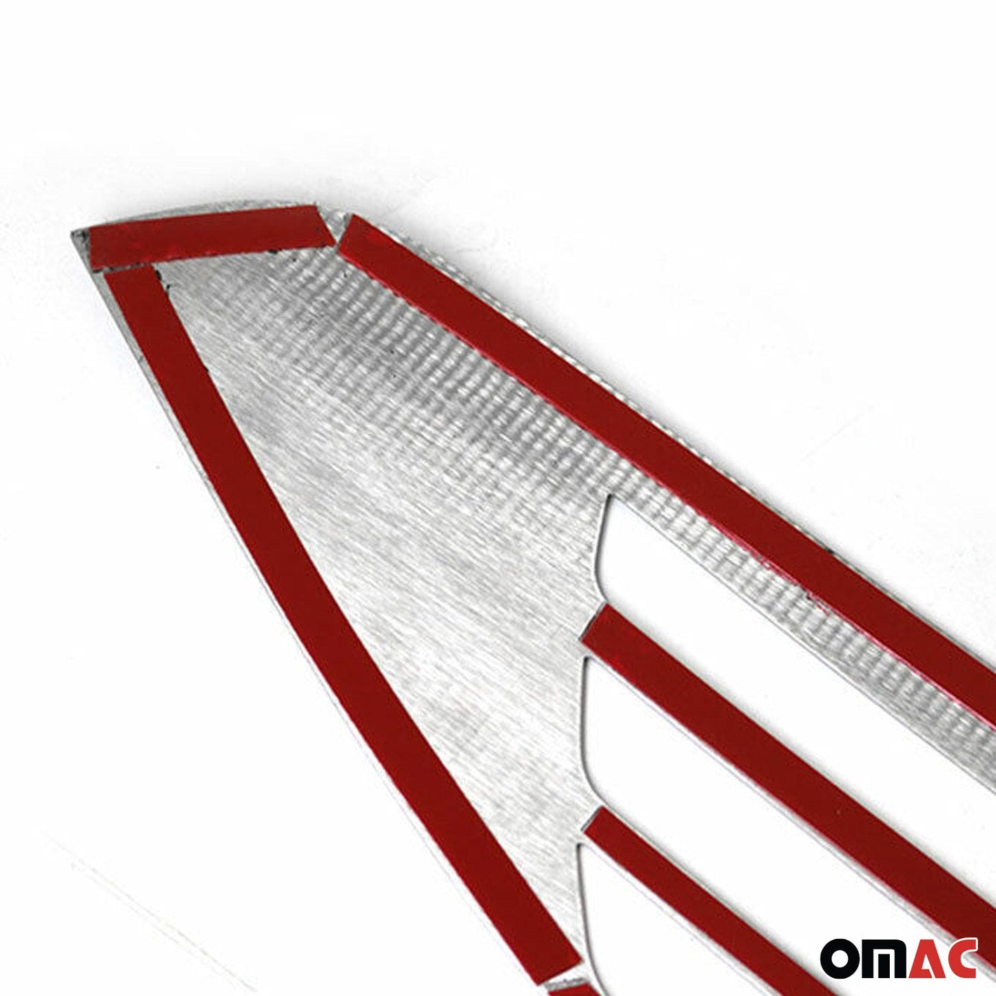 Benzi decorative grilă radiator pentru Fiat Ducato 2014-2025, oțel inoxidabil, argintiu, 1 bucată