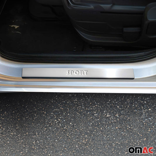 Einstiegsleisten Türschweller Sport für Ford Focus 1998-2004 Edelstahl Silber 4x