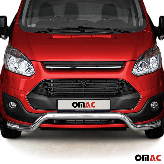 Bară de protecție față, bară de protecție față pentru Ford Transit Custom 2012-2018, omologată ABE, argintie