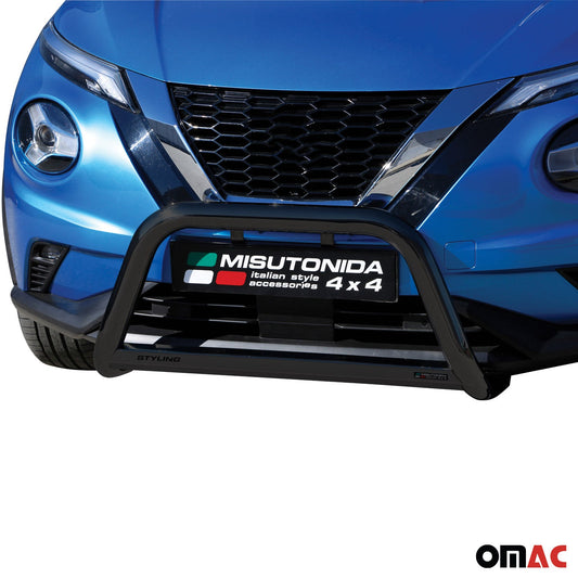 Frontbügel Frontschutzbügel für Nissan Juke 2020-2025 ø63mm Stahl Schwarz Schutz