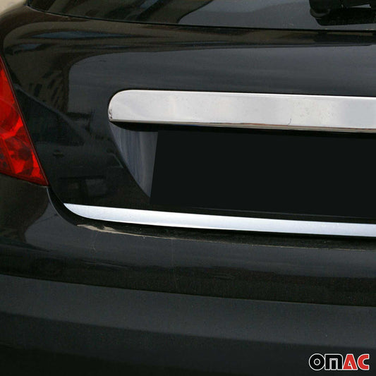 Kofferraumleiste Heckleiste für Peugeot 207 2006-2015 Untere Chrom Edelstahl