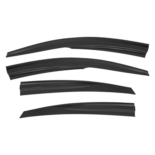 4x Windabweiser Regenabweiser für Hyundai Accent Blue 2010-2017 Acryl Dunkel