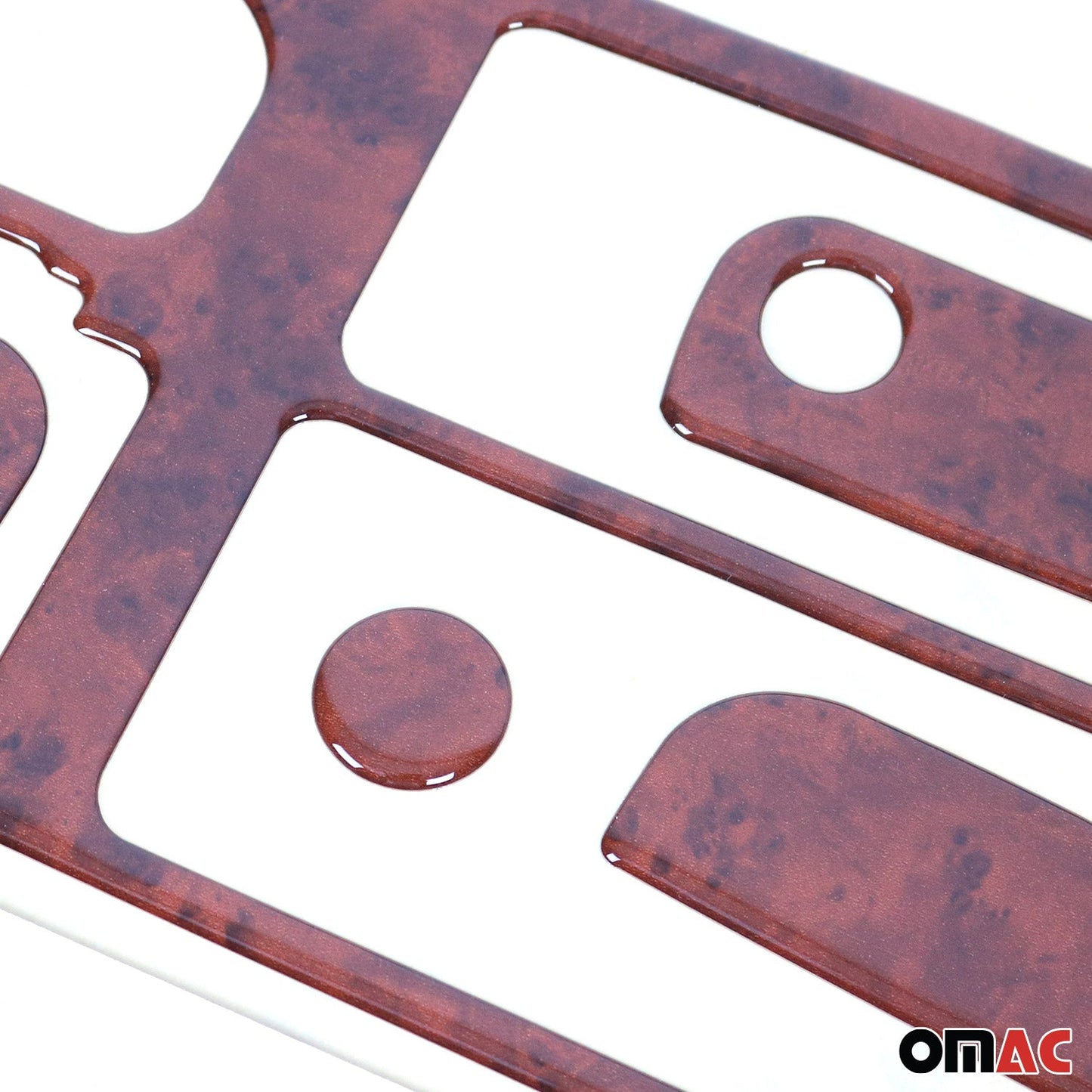 Ornamente interioare cockpit pentru Honda City 2006-2016, aspect lemn, set 7 piese