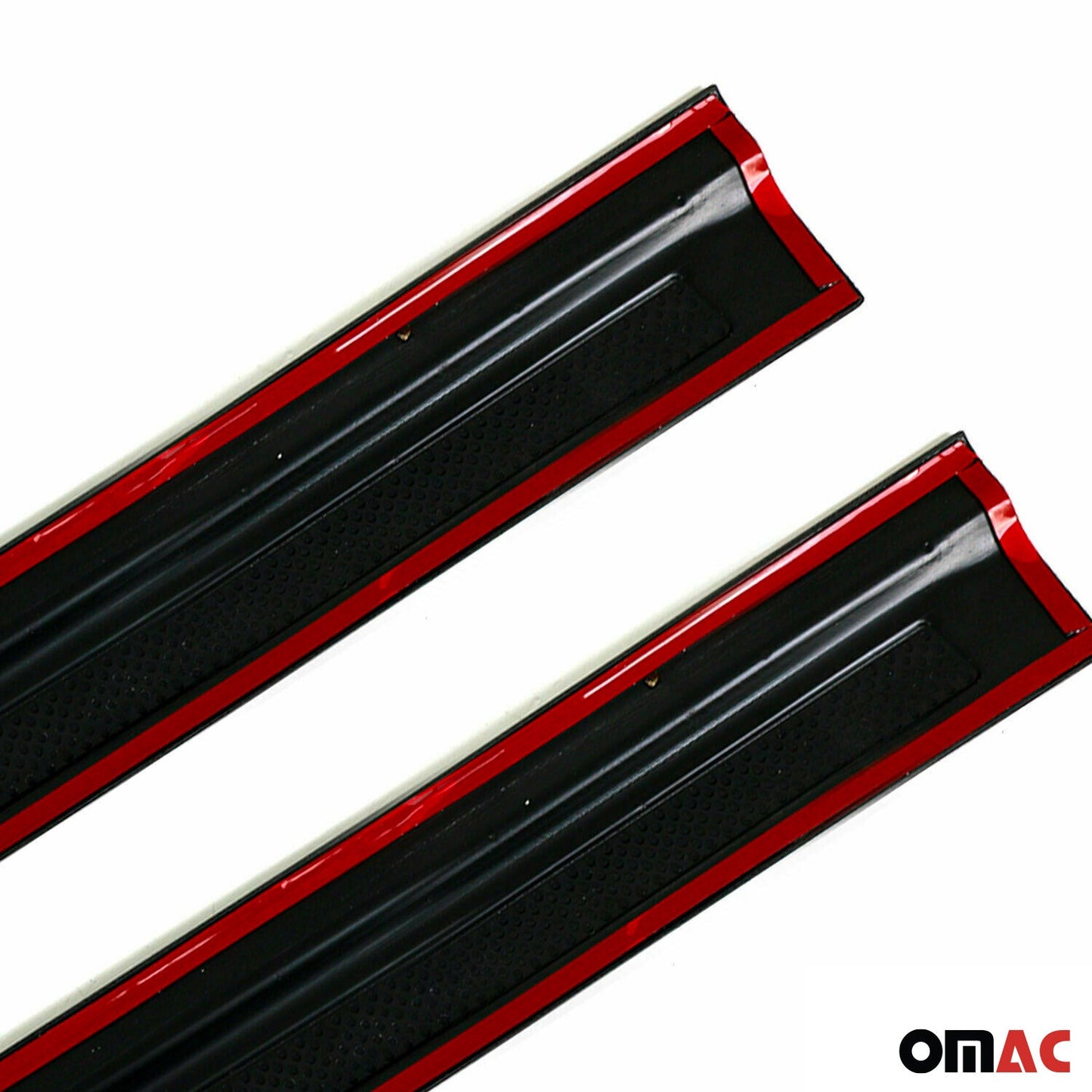 Protecții prag ușă pentru Mercedes Vito W639 2003-2014, cauciuc, negru, 2x