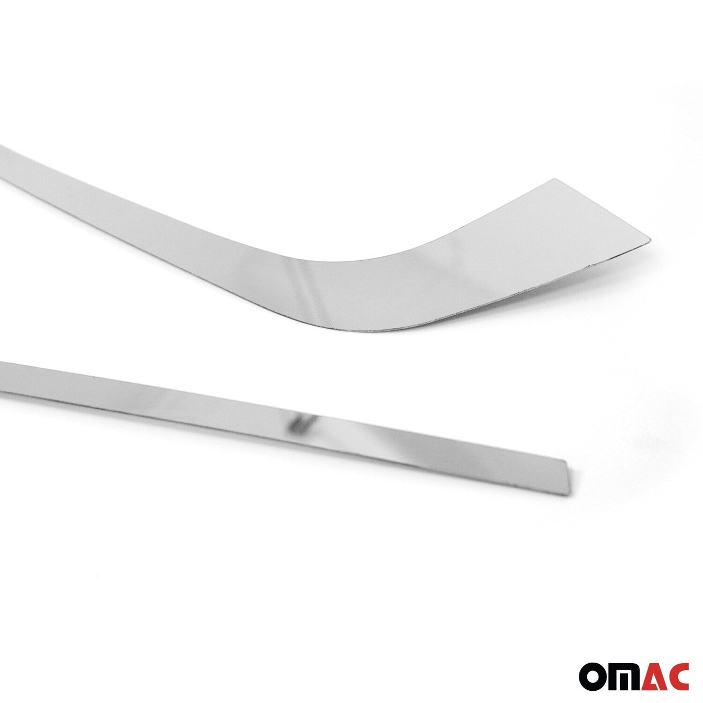 Kühlergrill Leisten Grillleisten für Toyota RAV4 2018-2025 Edelstahl Silber 2tlg