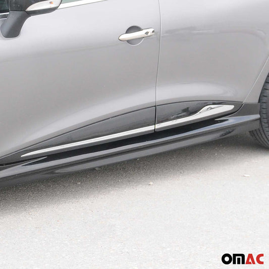 Seitenleiste Türleiste Schutzleiste für Renault Clio 4 2012-2019 Chrom Edelstahl