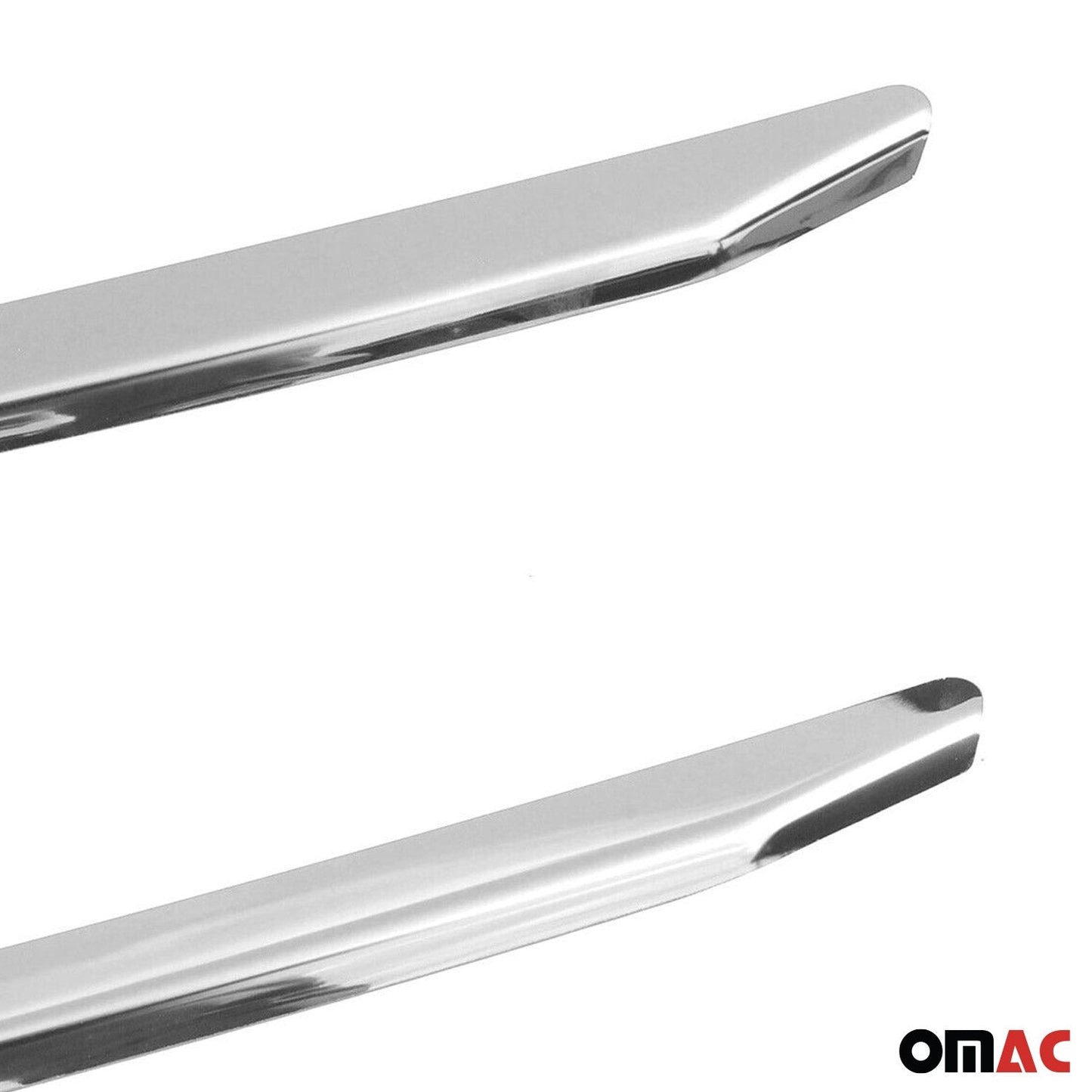 Benzi grilă radiator pentru Fiat Ducato 2014-2025, oțel inoxidabil, argintiu, set 3 piese