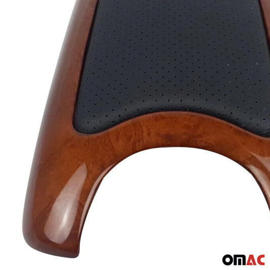 Husă cotieră centrală pentru Mercedes CLK Clasa C209, lemn masiv