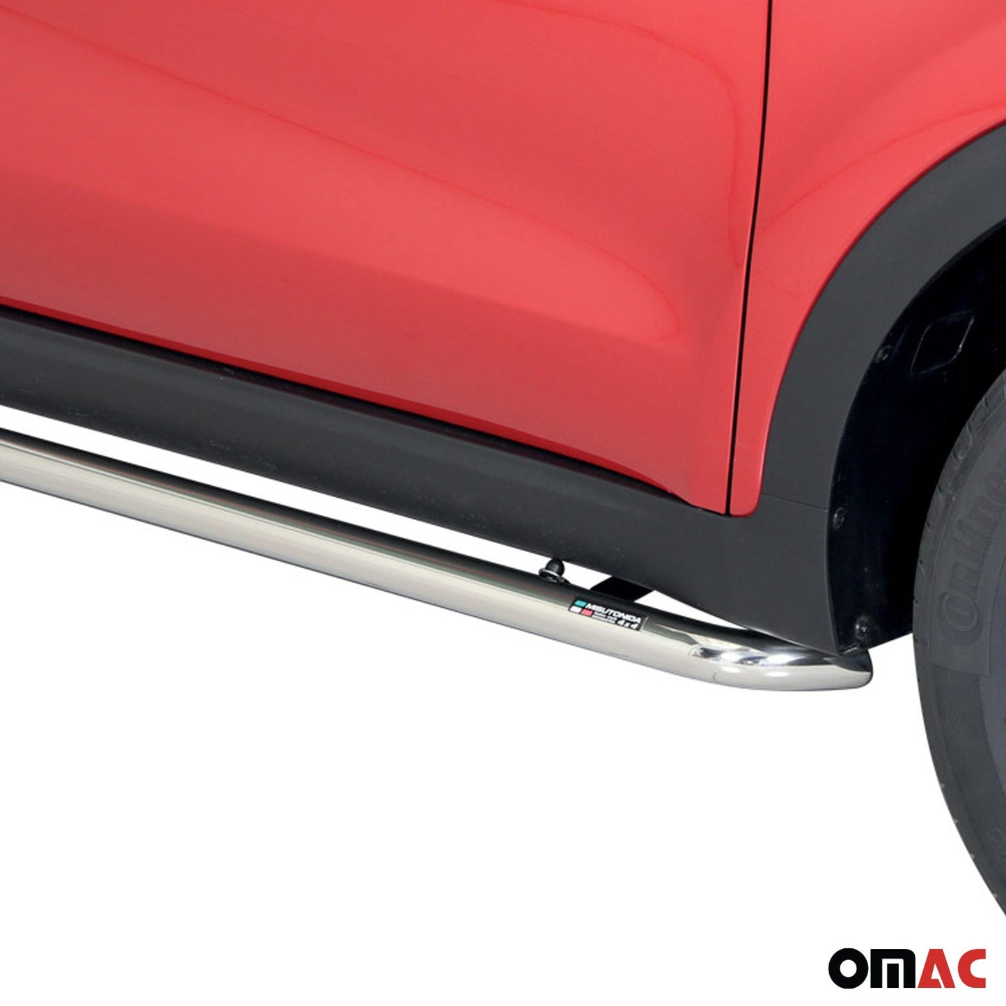 Stahl Seitenschweller Schwellerrohre für Kia Sportage 2016-2020 Silber