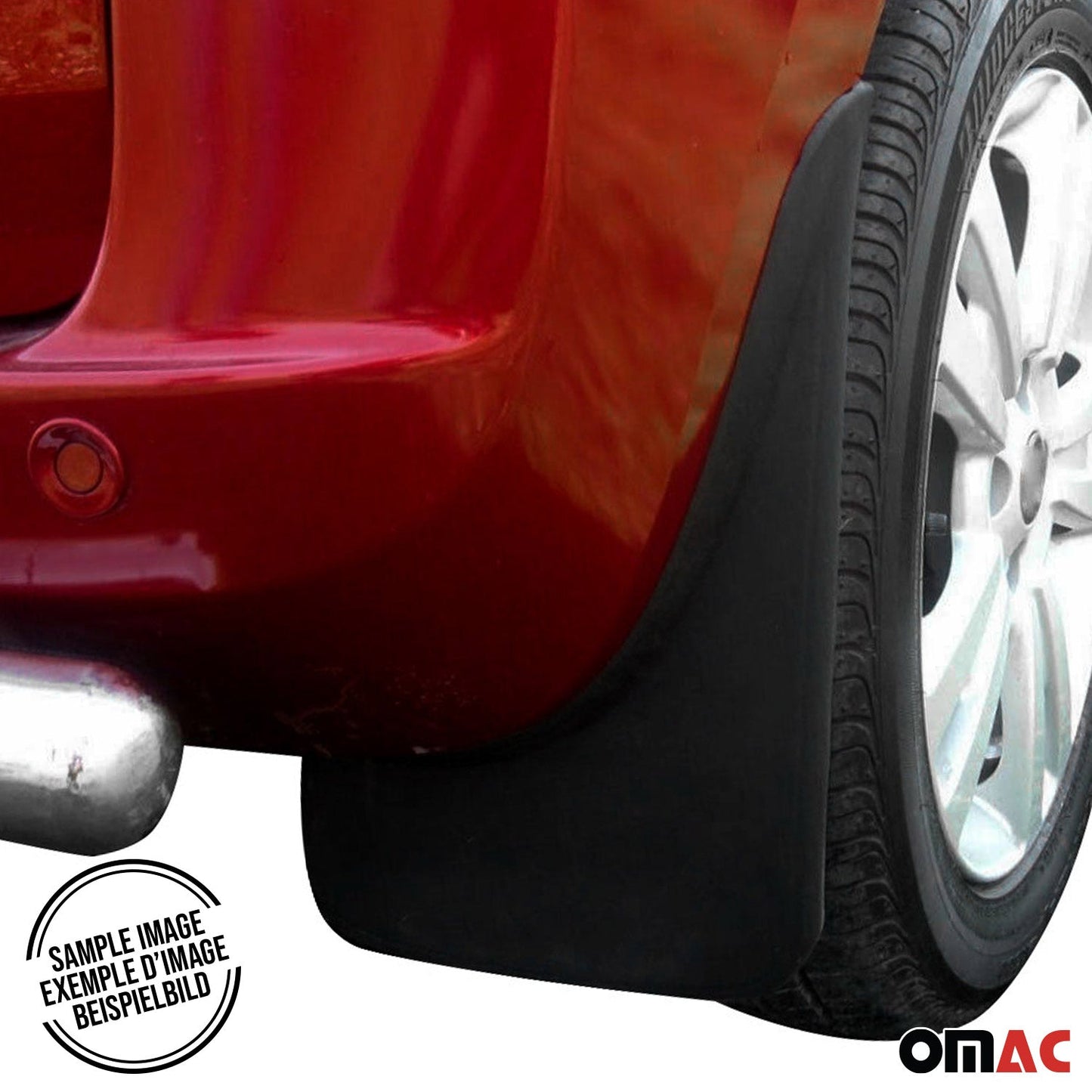 Chlapacze/nakładki na błotniki Peugeot 2008 2013-2019 tylne plastikowe czarne 2x