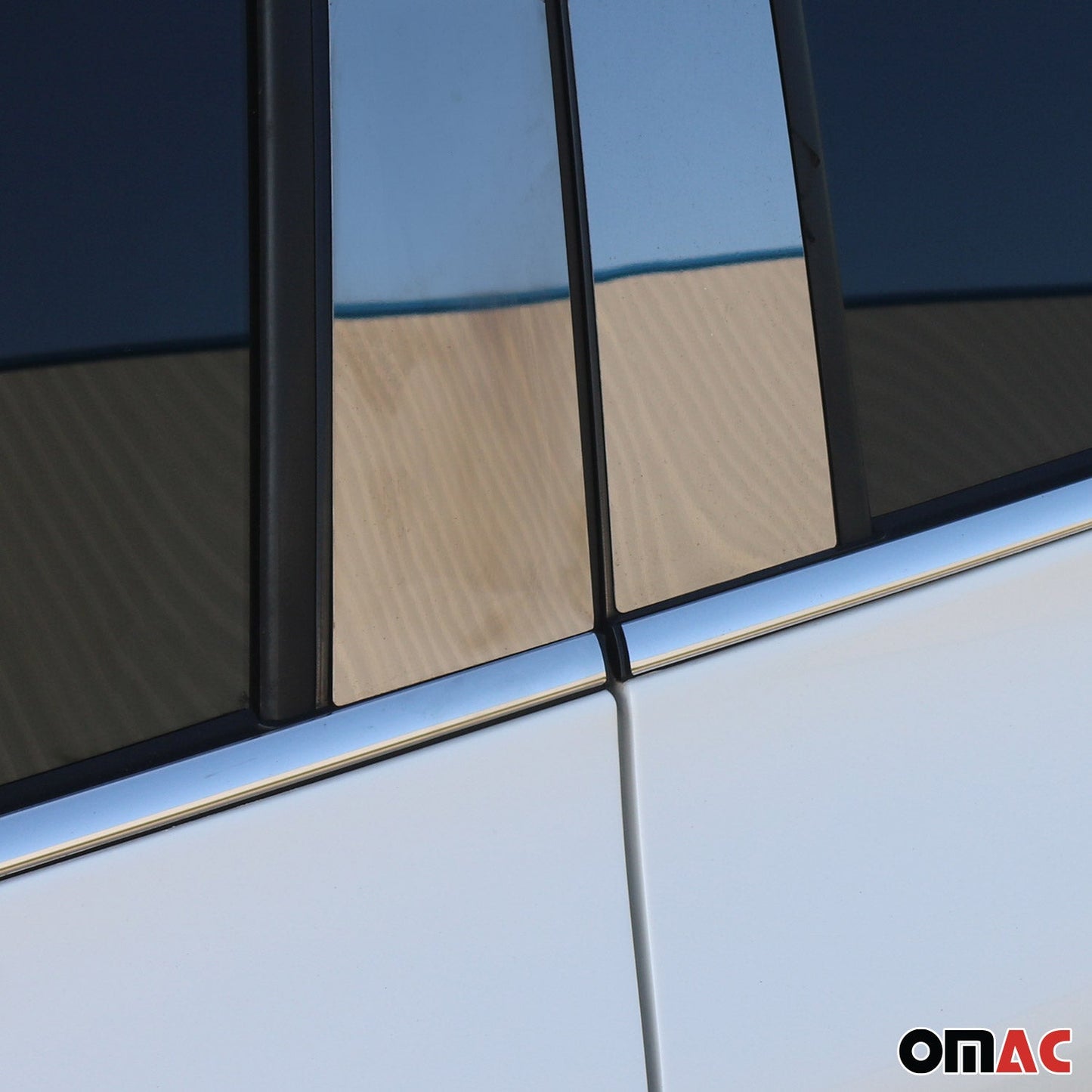 B-Säule C-Säule Türsäulen Verkleidung für Chevrolet Pacifica 2004-2008 Chrom 8x