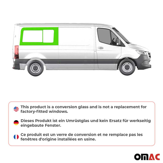 Seitenfenster Schiebefenster für Mercedes Sprinter W907 2018-2025 Rechts Langer