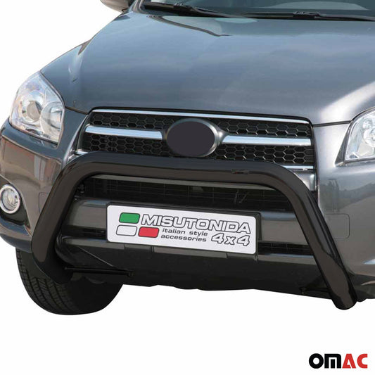 Bară de protecție/buton față pentru Toyota RAV4 XA30 2009-2010 ø76mm oțel negru