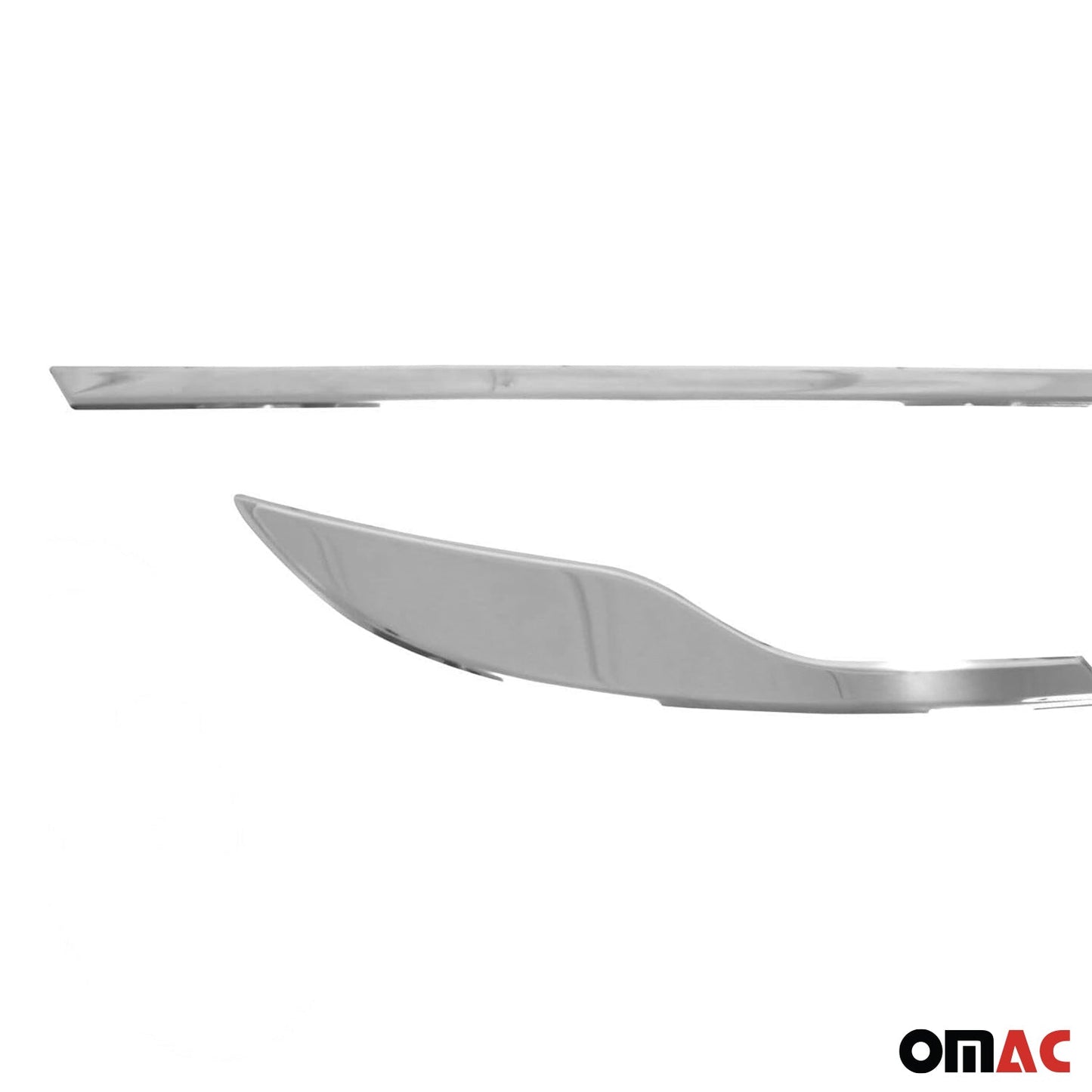 Rücklicht Leisten Heckleuchte für Fiat Tipo 2015-2025 Edelstahl Silber 3tlg