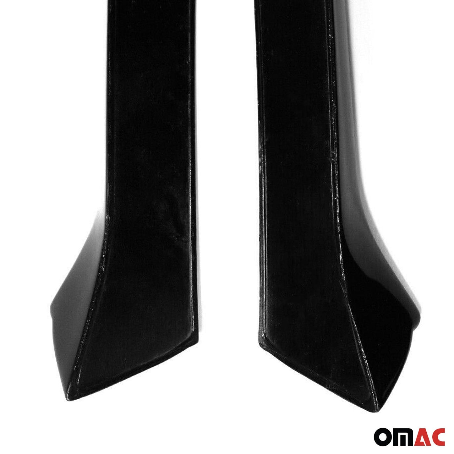 Benzi decorative pentru geamuri Seat Leon 3 2012-2020 ABS Negru Lucios Set 2 bucăți