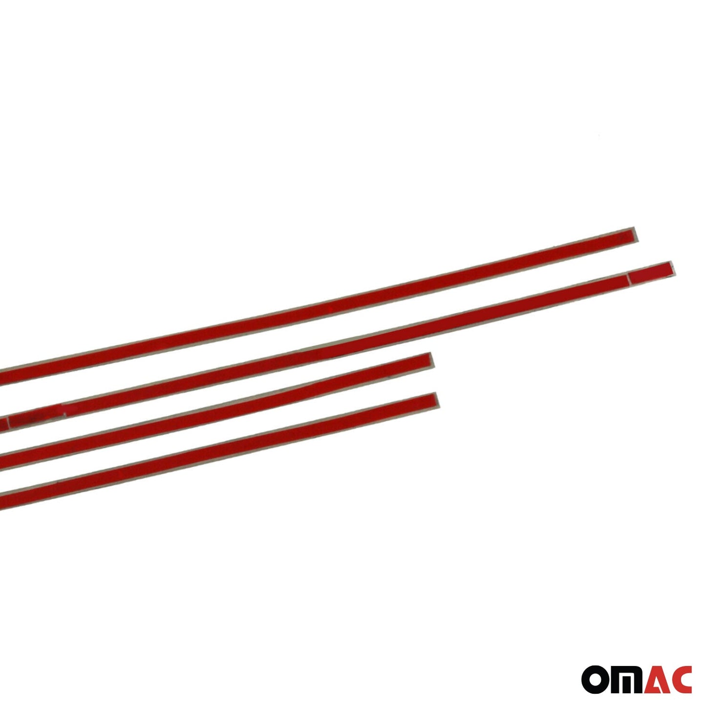 Ornamente prag ușă pentru Mercedes W201 1982-1993, oțel inoxidabil, argintiu, 4 bucăți