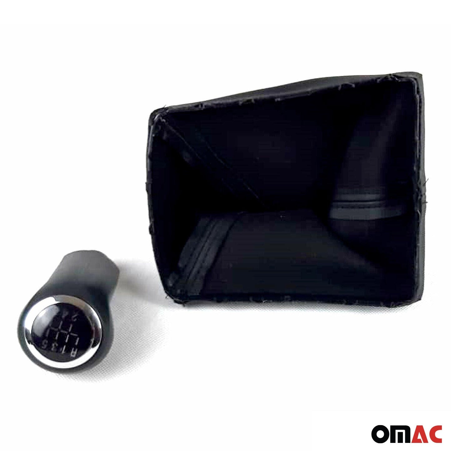 Schaltknauf Schaltknopf für Opel Astra H 2004-2010 6 Gang Kunstleder Schwarz