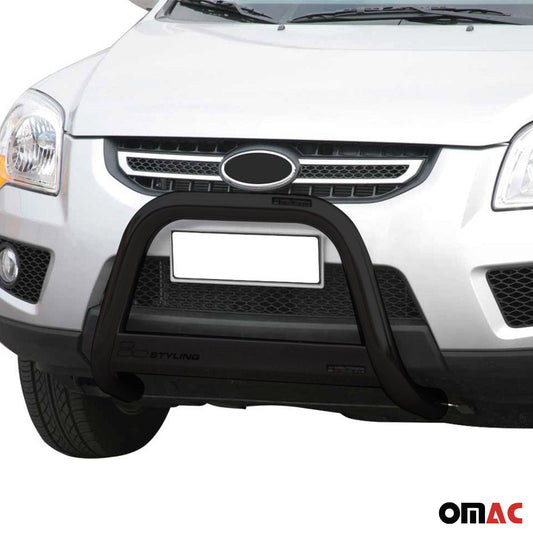 Bară de protecție/buton față pentru Kia Sportage 2008-2010, ø63mm, oțel, negru