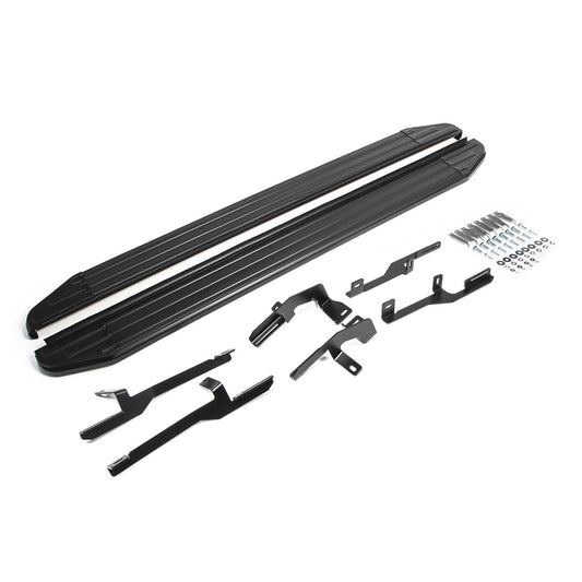 Trittbretter Seitenschweller für Kia Sportage 2016-2025 ABE Schwarz Alu